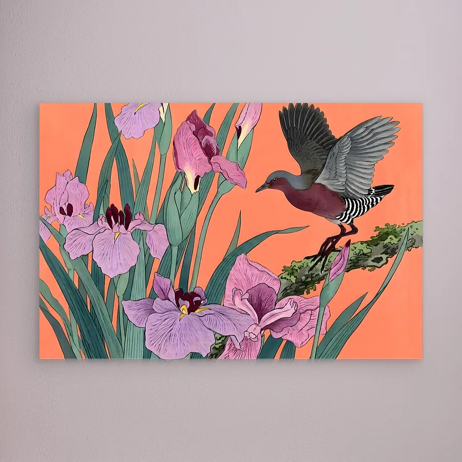 VELLORA ART 1 - CANVASES - BIRDS AND FLOWERS